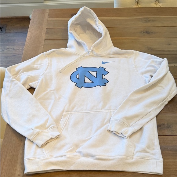 Nike UNC - White and Light Blue Sweatshirt- Size M - Picture 1 of 6